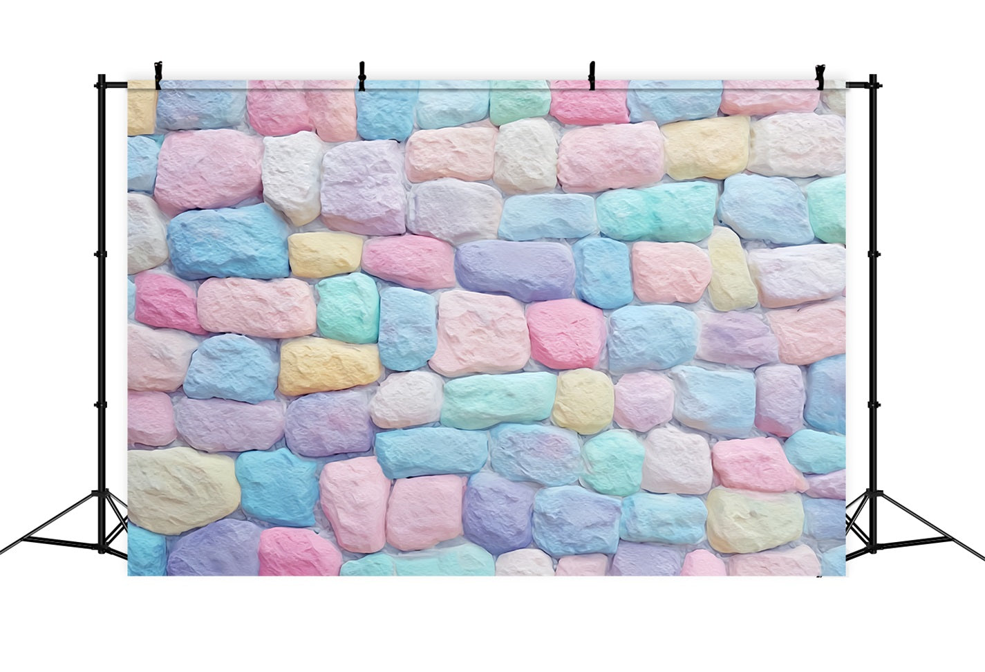 Brick Wall Backdrop Pastel Stone Pattern Wall Brick Backdrop UK TWW59-168