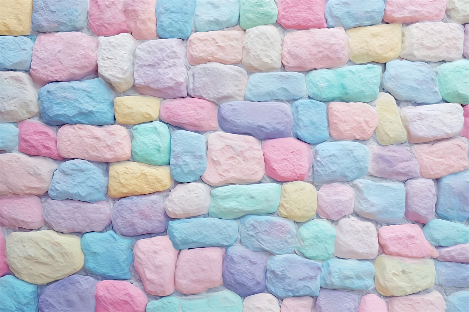 Brick Wall Backdrop Pastel Stone Pattern Wall Brick Backdrop UK TWW59-168
