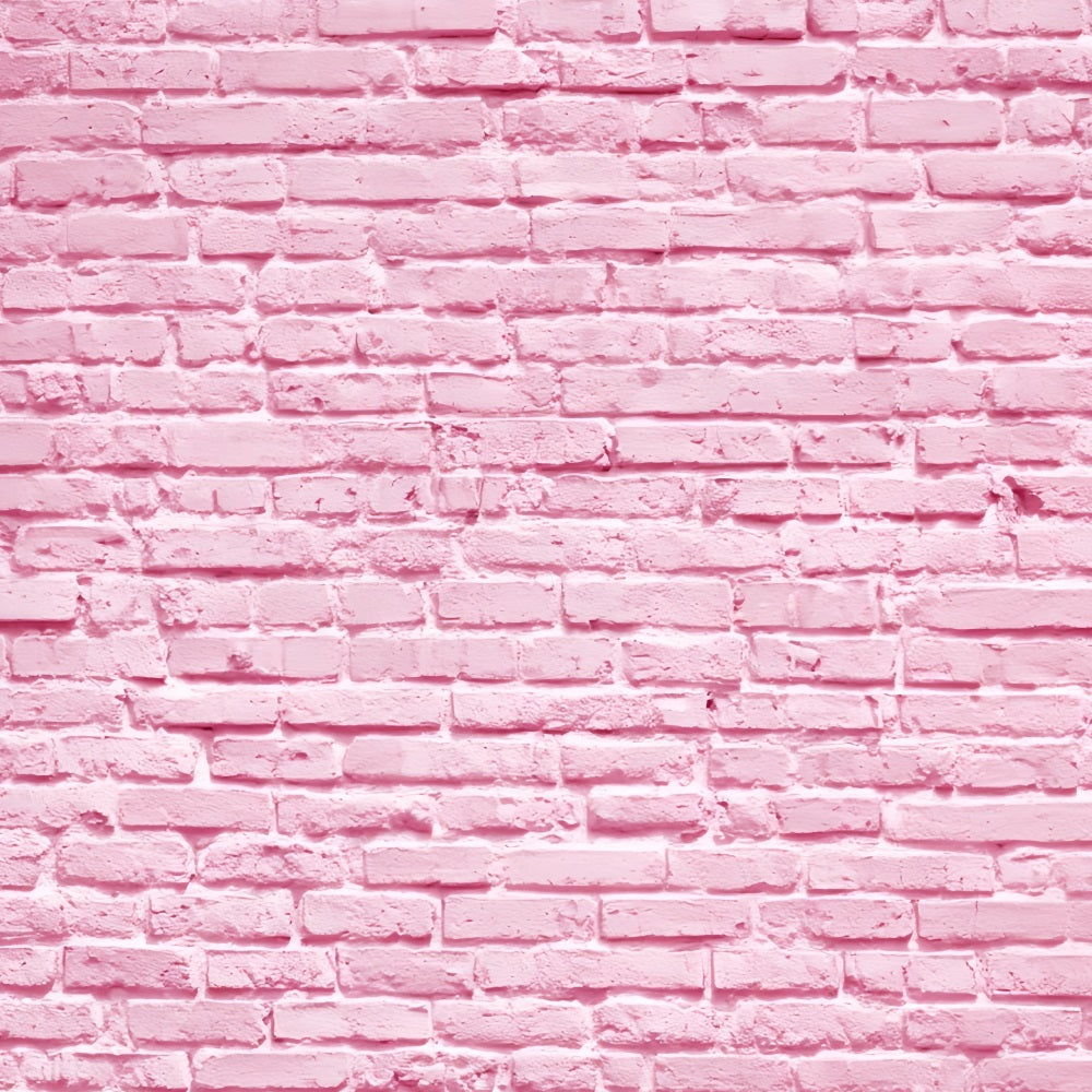 Brick Photo Backdrop Soft Pink Painted Wall Brick Wall Backdrop UK TWW59-169