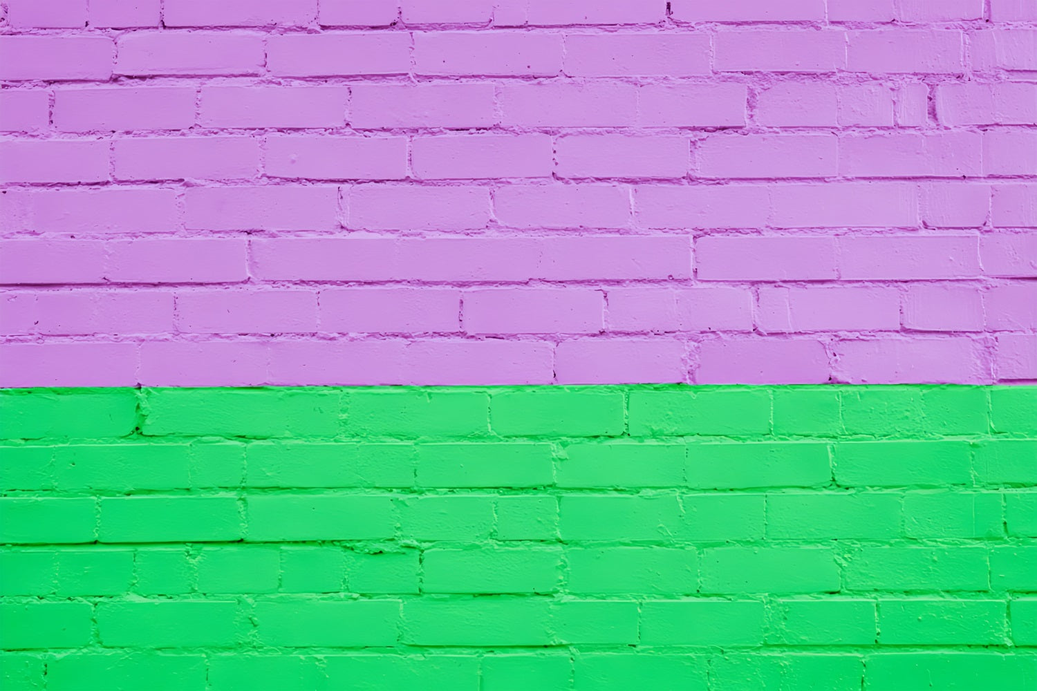 Brick Wall Backdrops Split Tone Purple Green Wall Brick Backdrop UK TWW59-174