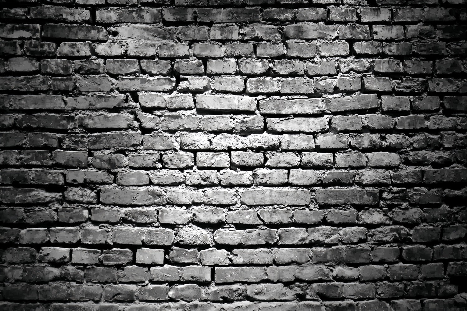 Black Brick Backdrop Grunge Black White Brick Pattern Brick Backdrop UK TWW59-178