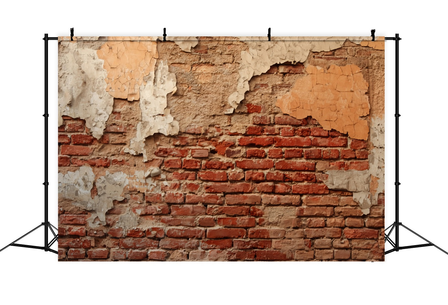 Red Brick Backdrop Aged Brick Color Layers Brick Wall Backdrop UK TWW59-187