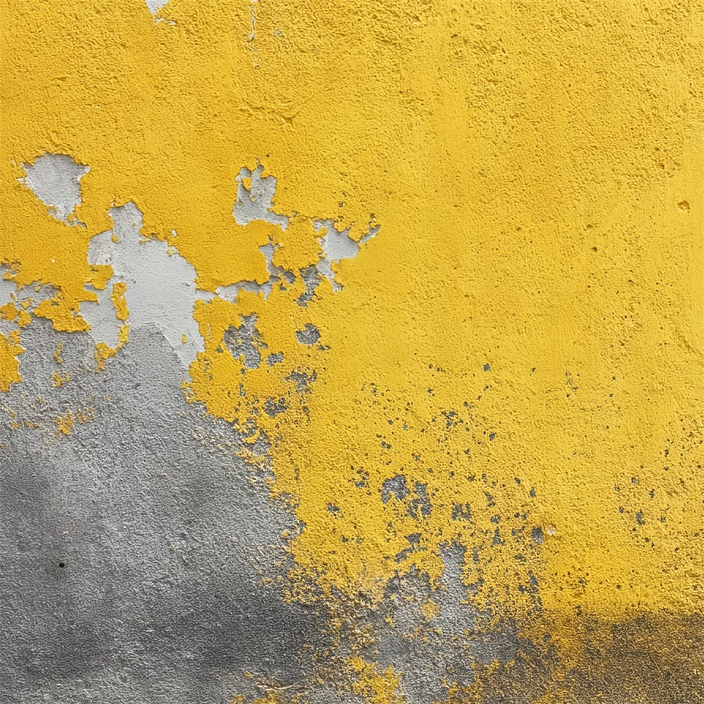 Graffiti Wall Backdrop Weathered Yellow Plaster Wall Graffiti Backdrop UK TWW59-201