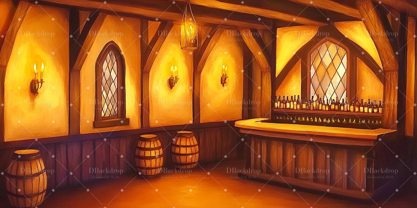 Dance Backdrops Tavern Interior Large Stage Backdrops UK CSH59-T28