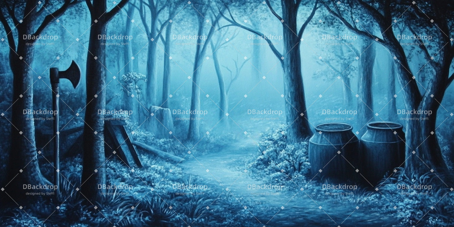 Church Stage Backdrops Tinman Forest Theater Backdrop UK CSH59-T96