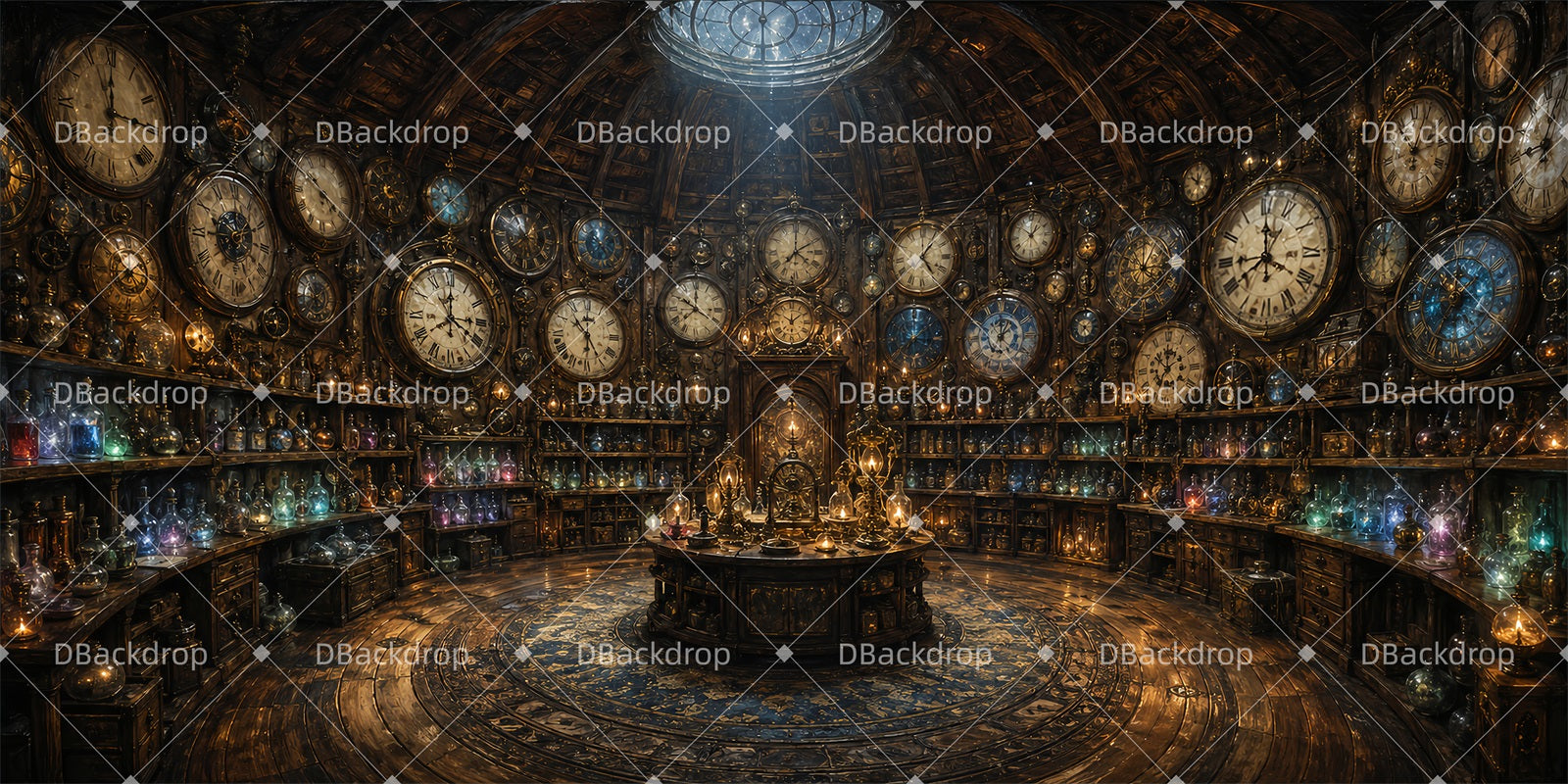 Large Stage Backdrops Clockwork Labyrinth Theater Stage Backdrop UK ZTT64-T2