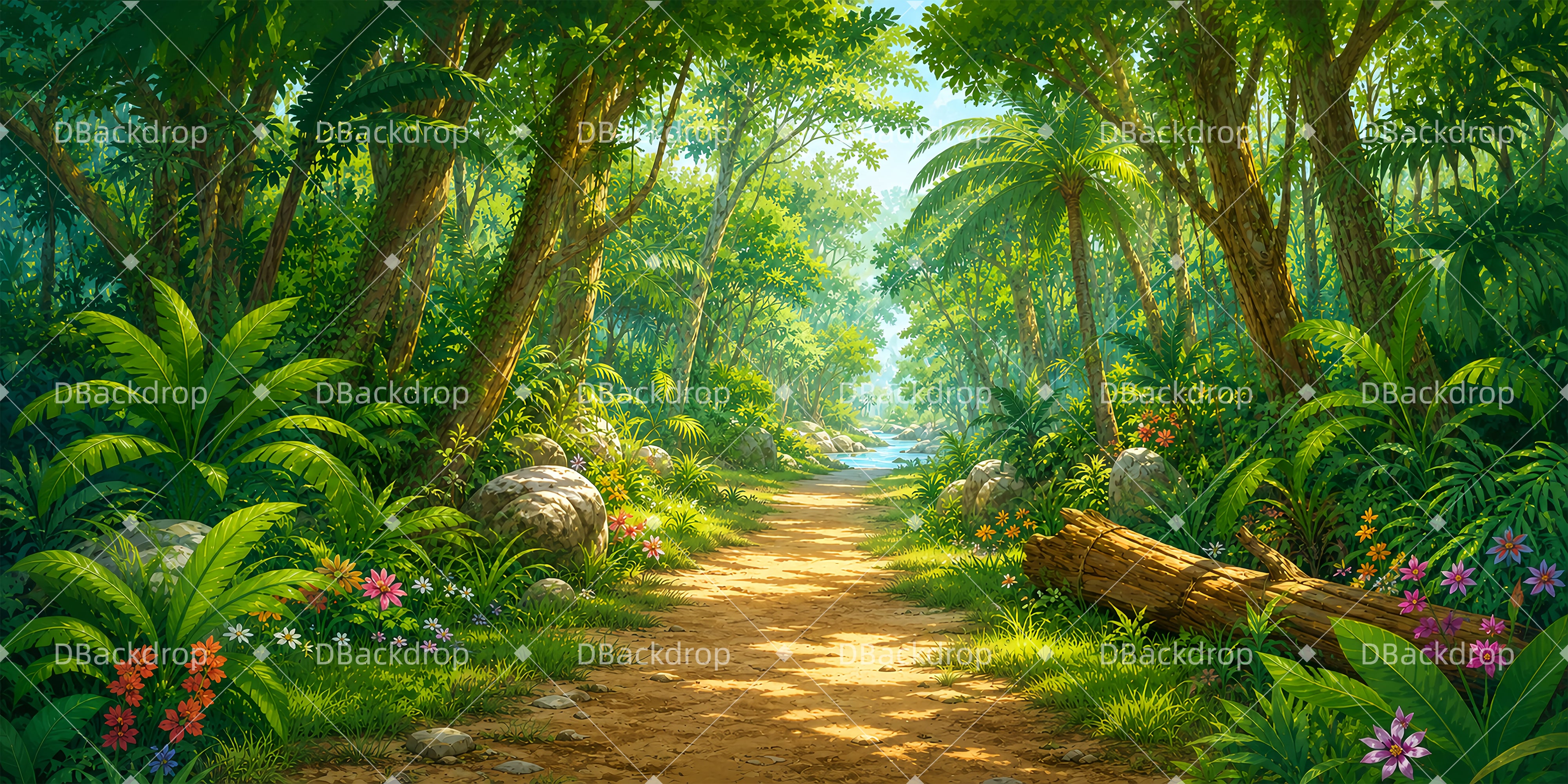 Scenery Backdrops For Theater Forest Pathway Scenic Backdrops UK ZTT65-T31