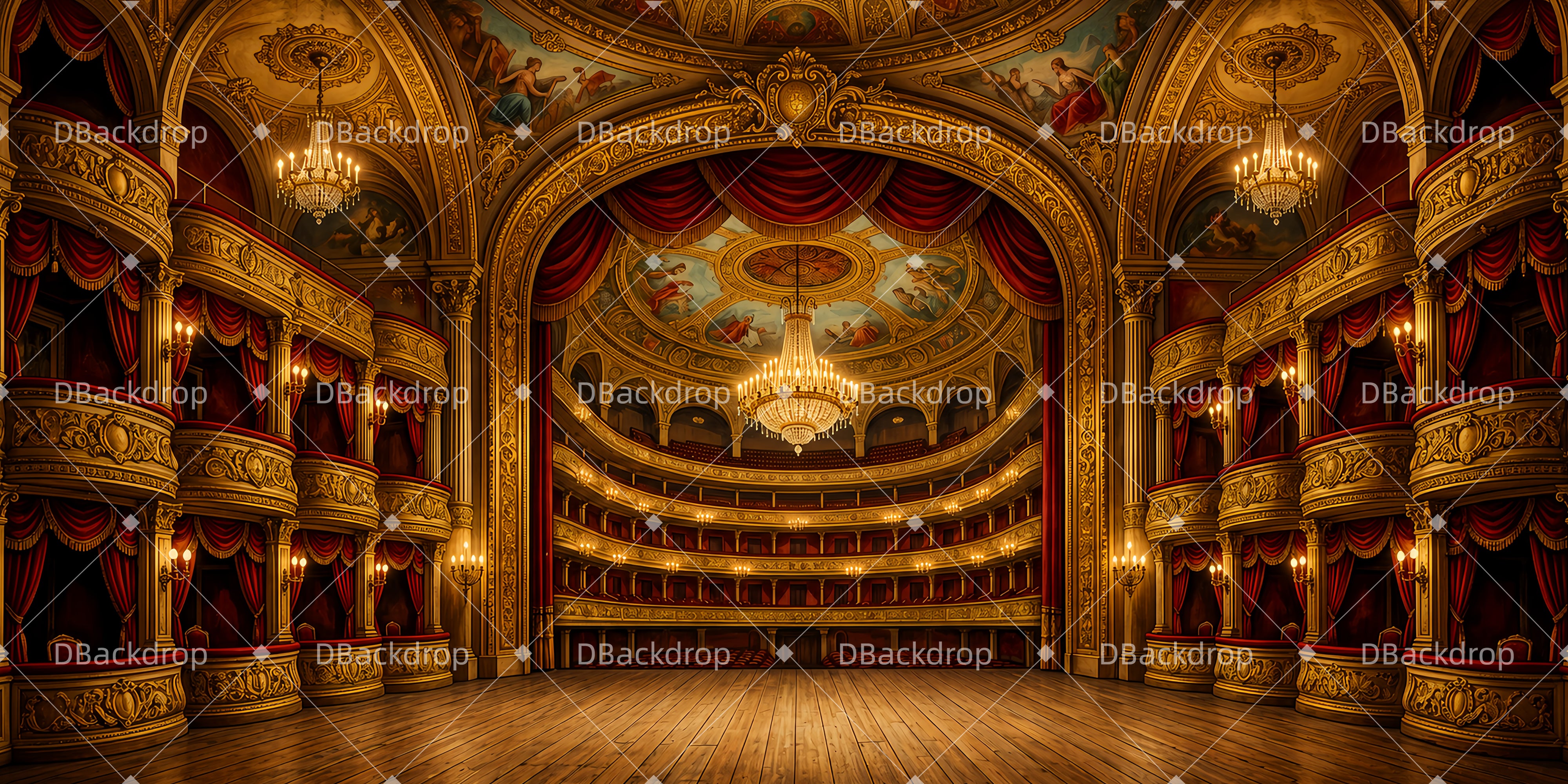 Backdrop For Theater Grand Opera Dance Recital UK Backdrops ZTT66-T132