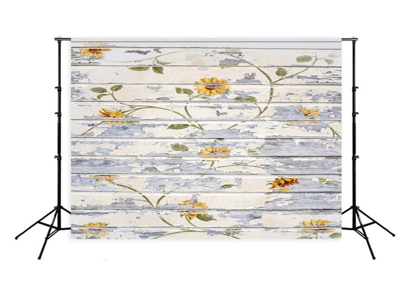 Weathered Sunflower Wood Texture Photo backdrop UK Designed by Beth