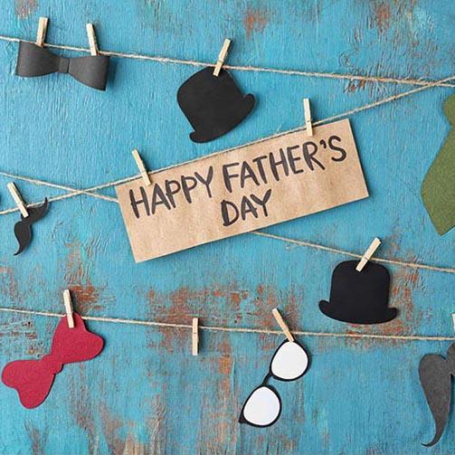 Father's Day Background Blue Backdrop UK G-390