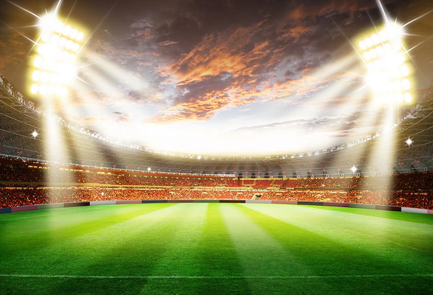 Football Stadium Soccer Photography Backdrop M026