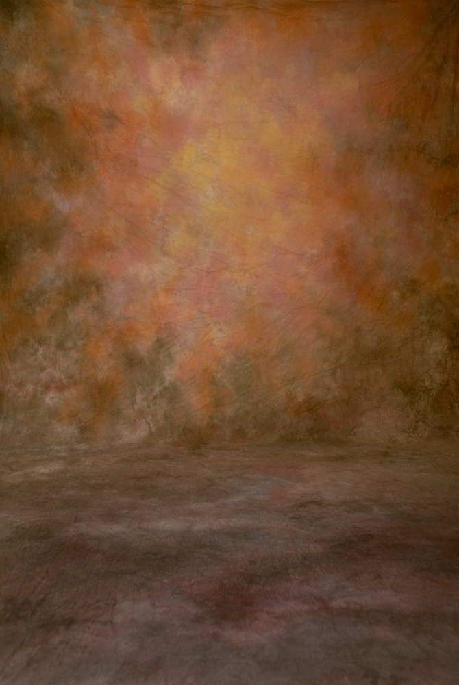 Abstract backdrop UK Red Yellow Old Master Photo Background MR-2155