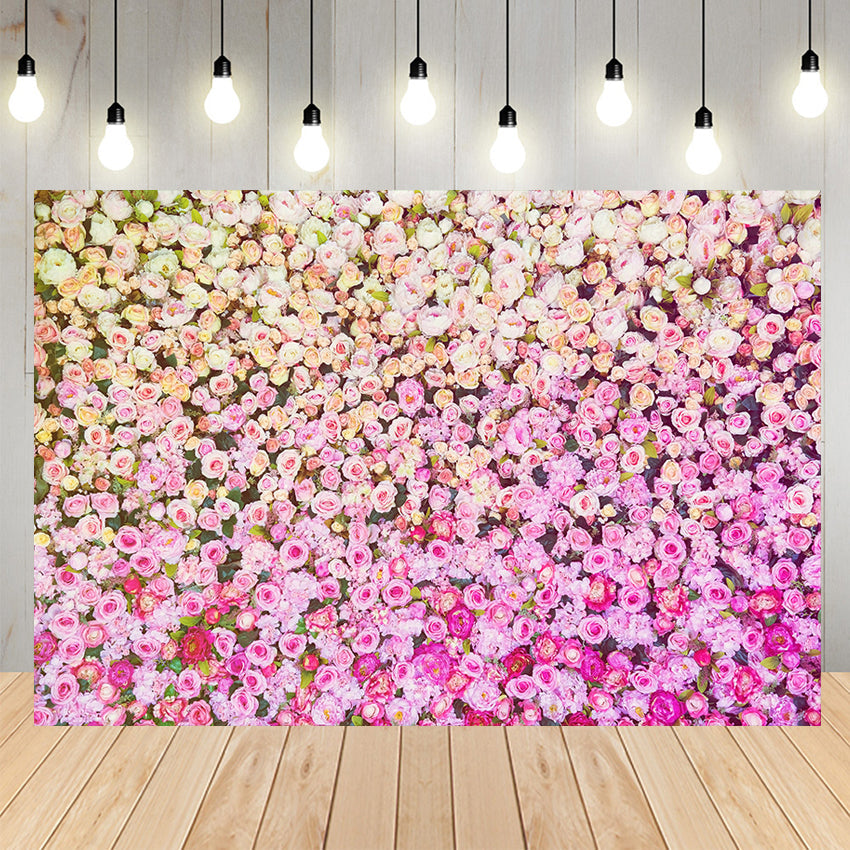 Rose Clusters Flower Photography Backdrop