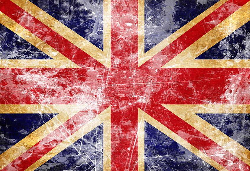 Union Jack Birtish Flag Retro Photography Backdrop UK FL-004